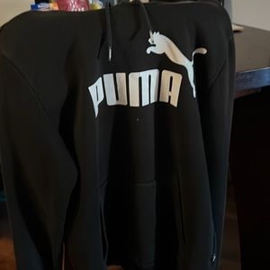 Black puma hoodie
